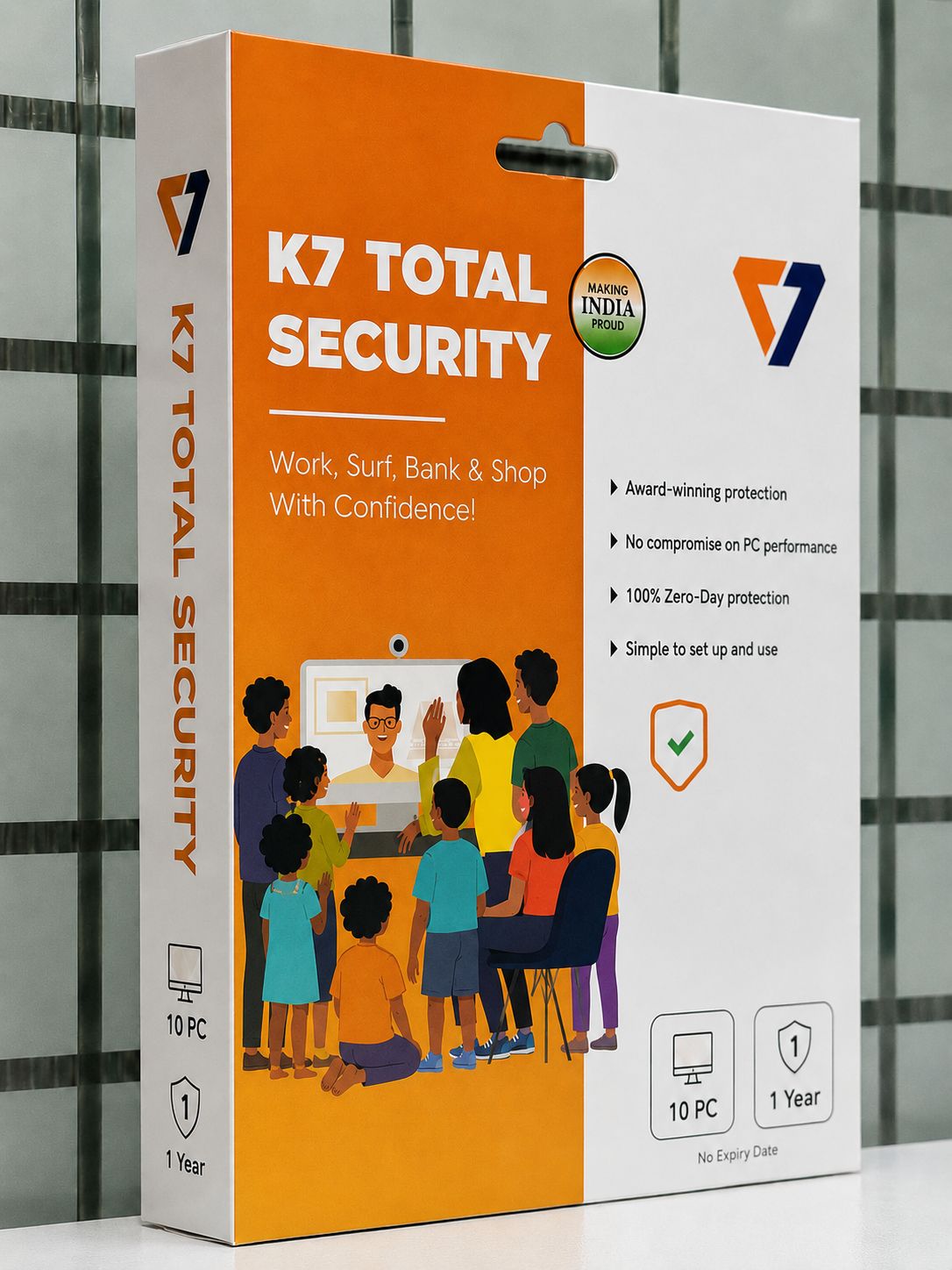 10 User, 1 Year, K7 Total Security
