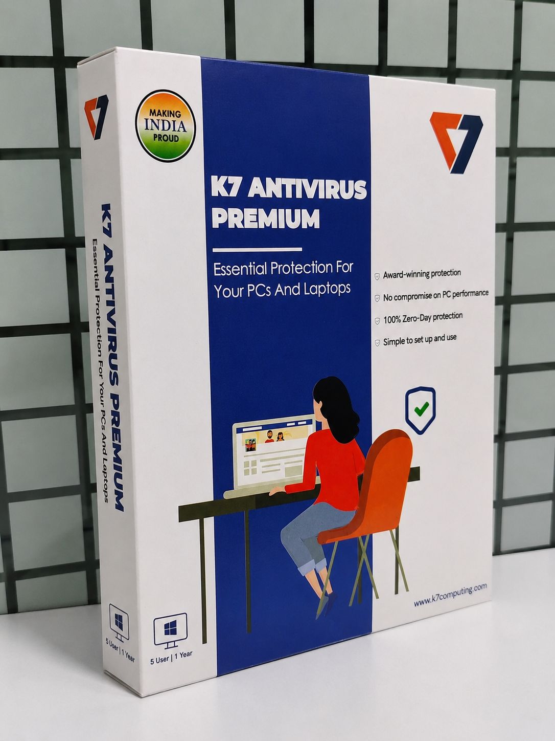 5 User, 1 Year, K7 Antivirus Premium