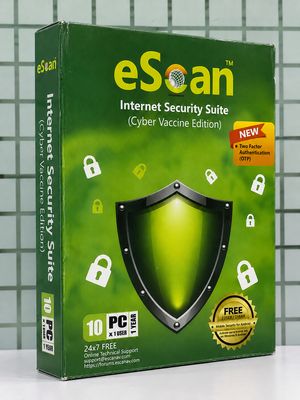 New v22x, 10 User, 1 Year, eScan Internet Security