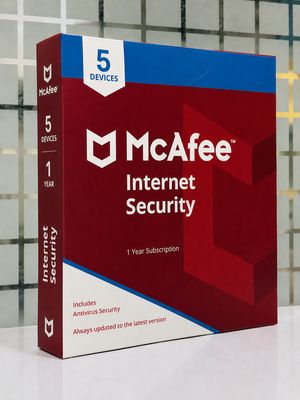 5 User, 1 Year, Mcafee Internet Security