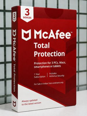 New, 3 User, 1 Year, McAfee Total Protection New, 3 User, 1 Year, McAfee Total Protection
