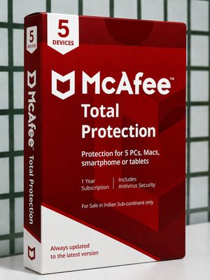 New, 5 User, 1 Year, McAfee Total Protection New, 5 User, 1 Year, McAfee Total Protection