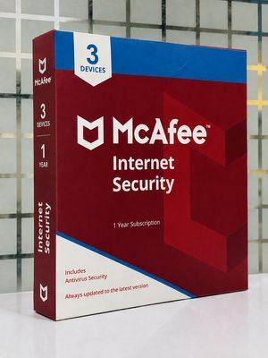 3 User, 1 Year, Mcafee Internet Security