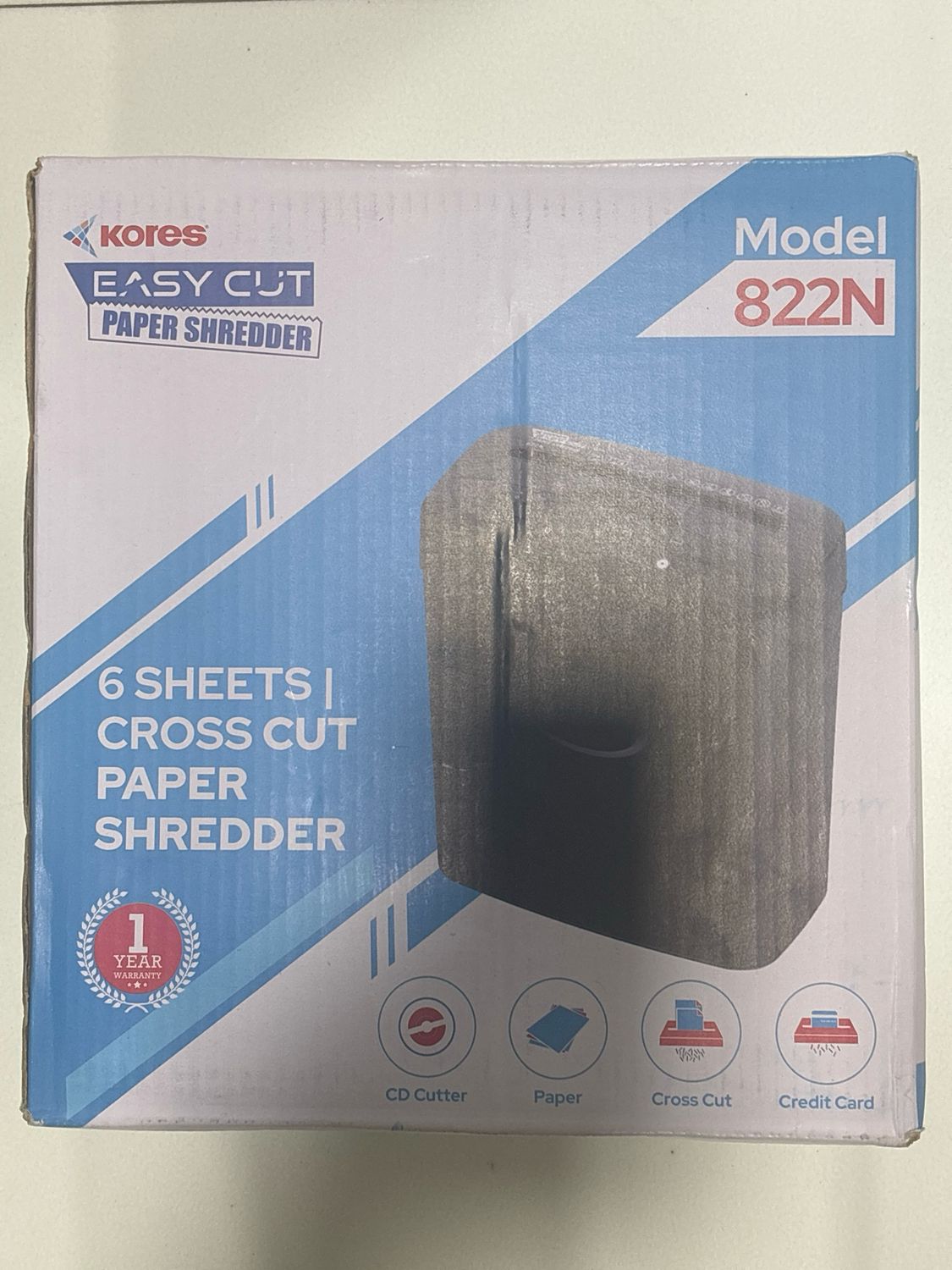 Kores Easy Cut 822N Paper Shredder