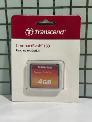 Transcend 4GB Compact Flash 133 Memory Card Transcend 4GB Compact Flash 133 Memory Card