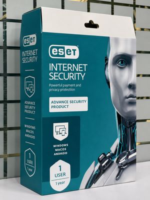 New, 1 User, 1 Year, Eset Internet Security