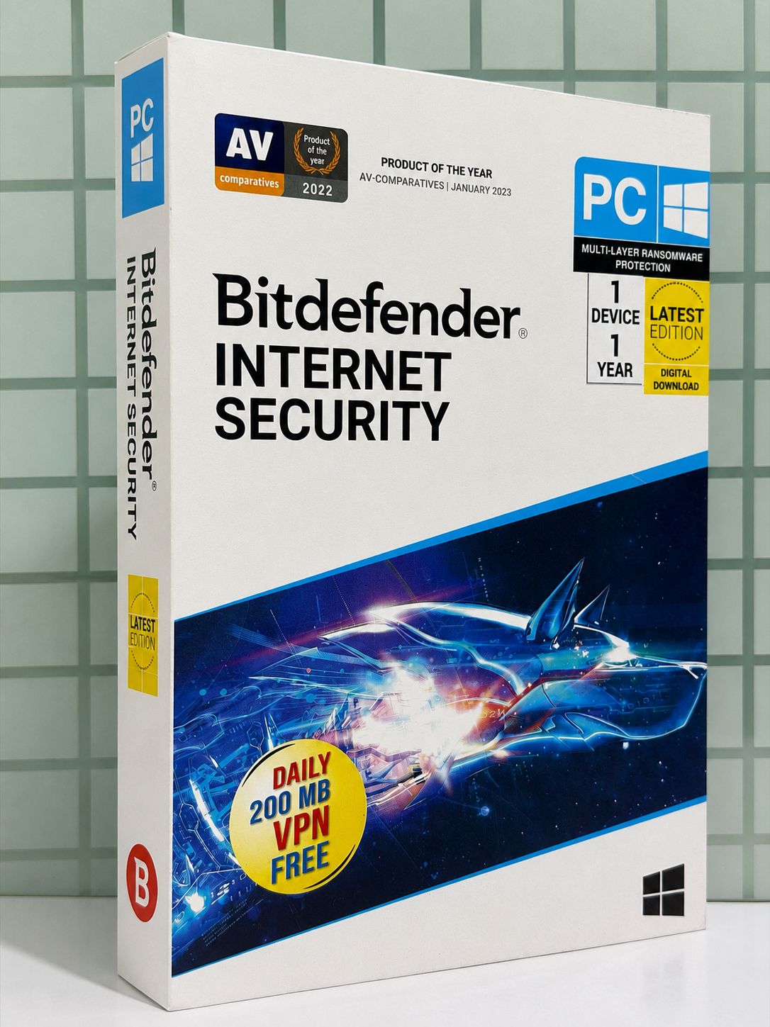 1 User, 1 Year, Bitdefender Internet Security (VPN)