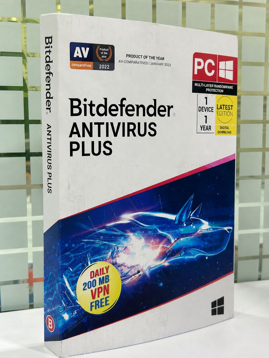1 User, 1 Year, Bitdefender Antivirus Plus (200MB VPN)