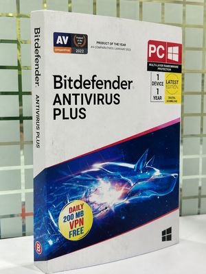 1 User, 1 Year, Bitdefender Antivirus Plus (200MB VPN)