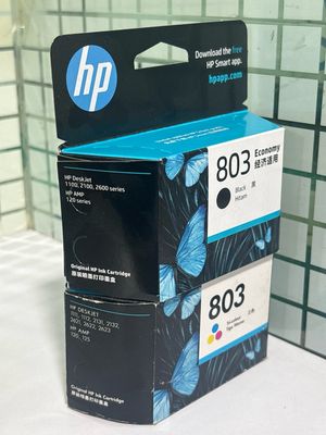 HP 803 Black + Tri-Color (DeskJet 2621, 2132, 1112)