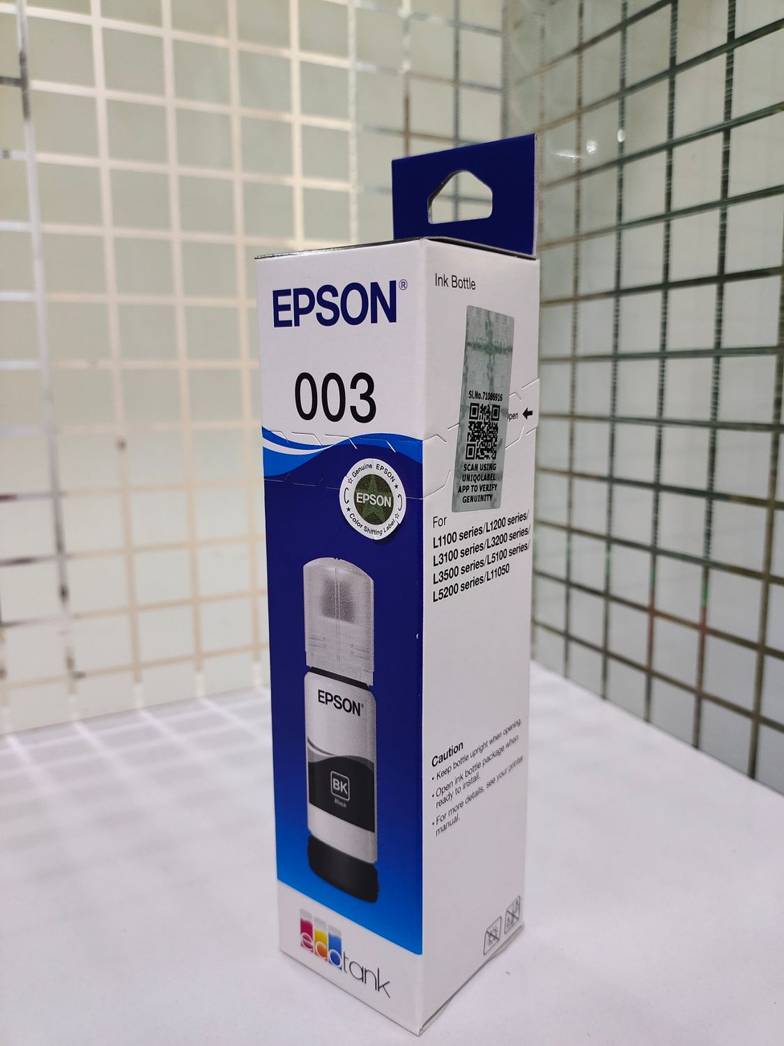 Epson 003 Black Ink Bottle Epson 003 Black Ink Bottle