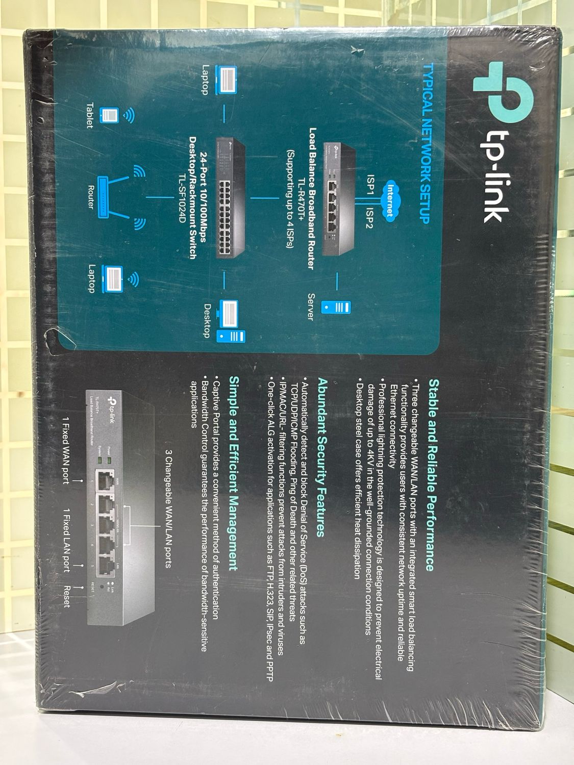 TP-Link R470T+ Load Balance Broadband Router