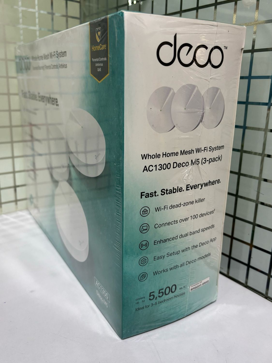 TP-Link Deco M5 Home Wi-fi System Mesh Router, Pack of 3