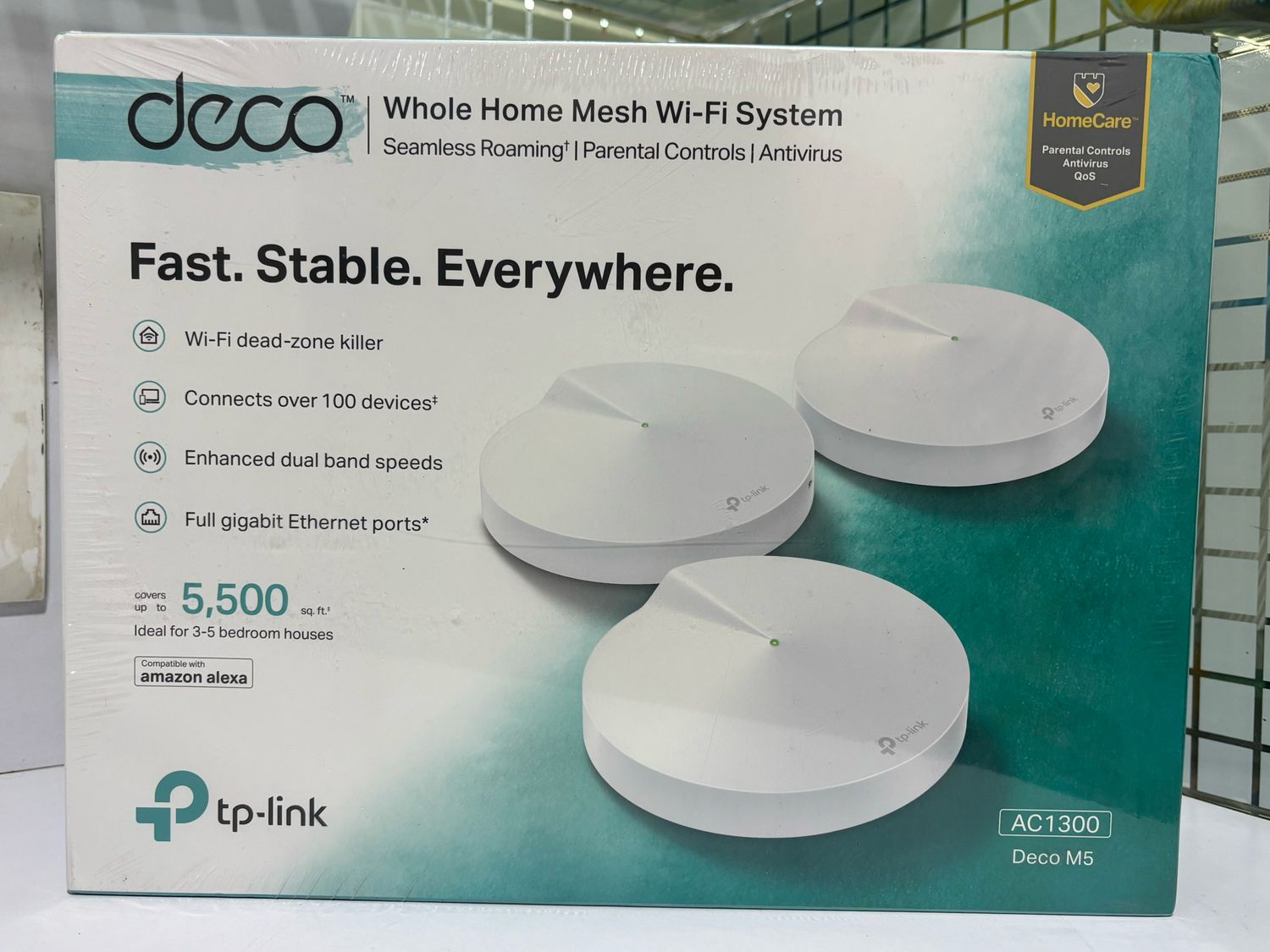 TP-Link Deco M5 Home Wi-fi System Mesh Router, Pack of 3