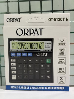 Orpat OT-512CT N Calculator Orpat OT-512CT N Calculator