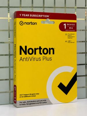 New, 1 User, 1 Year, Norton Antivirus Plus