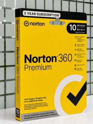 10 User, 3 Year, Norton 360 Premium  Security