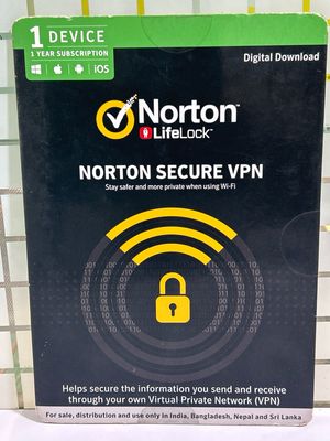 New, Norton 1 Device, 1 Year, Wi-Fi Privacy, VPN