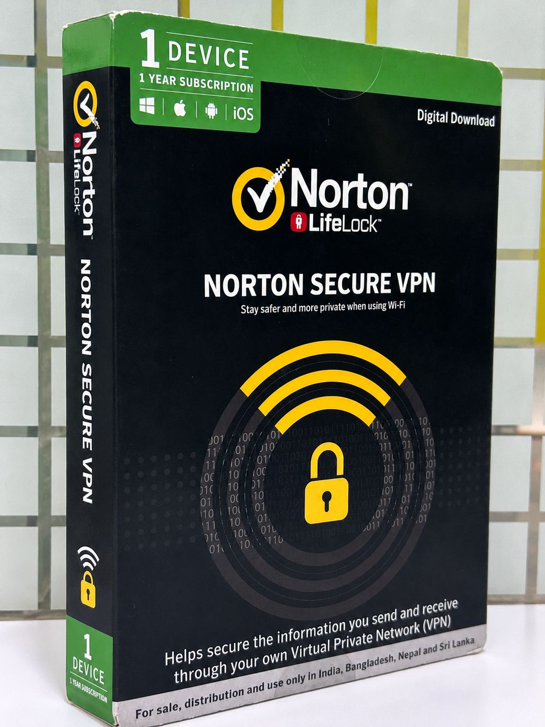 1 Device, 1 Year, Norton Secure VPN