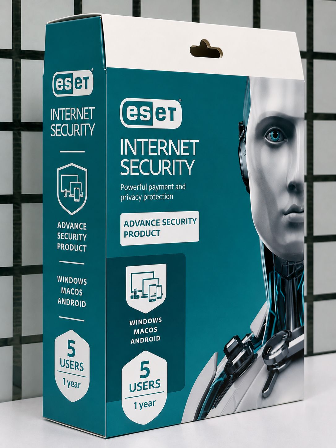 New 5pc 1yr Eset Internet Security (5-key)