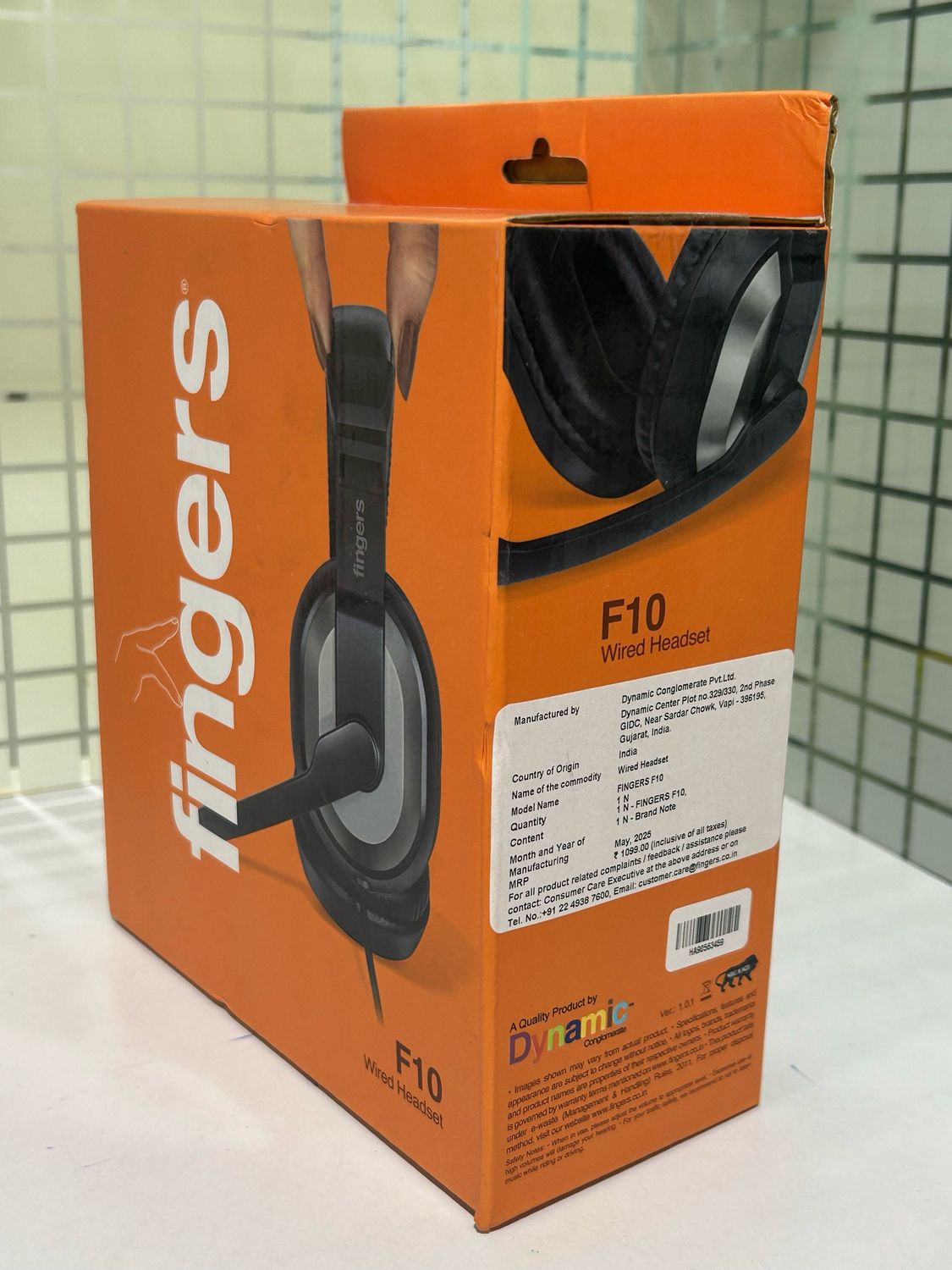 Fingers F10 Wired On Ear Headphone with Mic