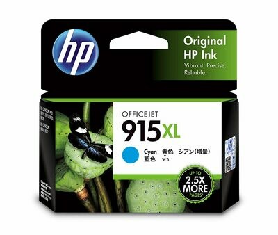 HP Officejet 915xl Cyan Ink Cartridge