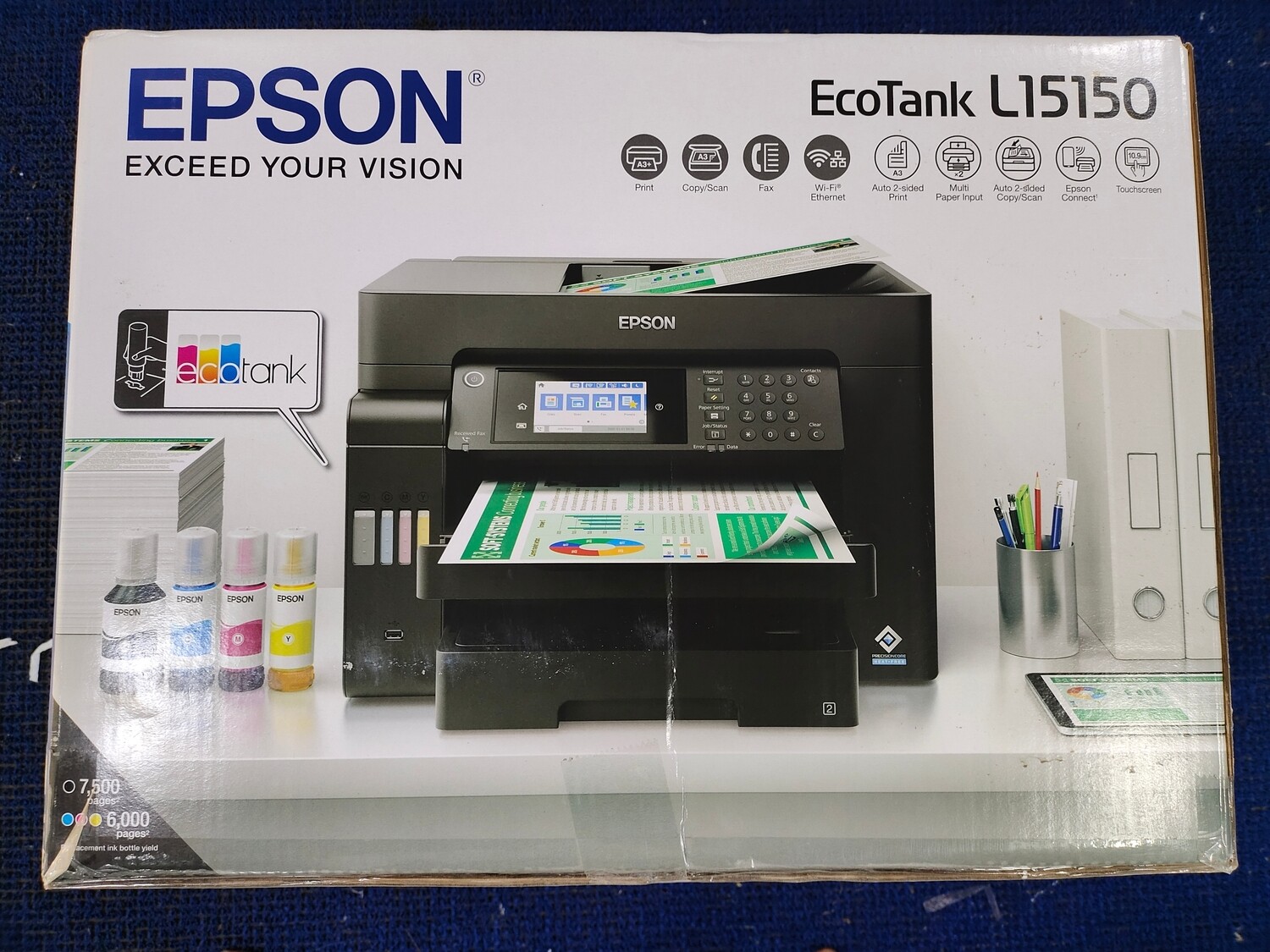 Epson Ecotank L15150 A3 Ink Tank All In One Printer Epson Ecotank L15150 A3 Ink Tank All In One Printer