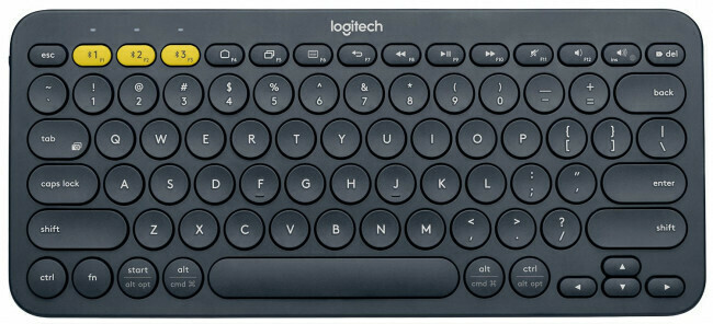 Logitech K380 Multi-Device Bluetooth Keyboard, Black
