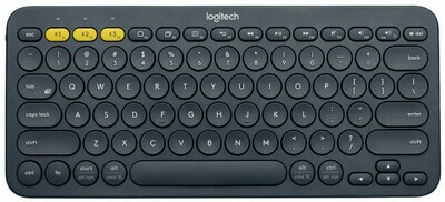 Logitech K380 Multi-Device Bluetooth Keyboard, Black Logitech K380 Multi-Device Bluetooth Keyboard, Black