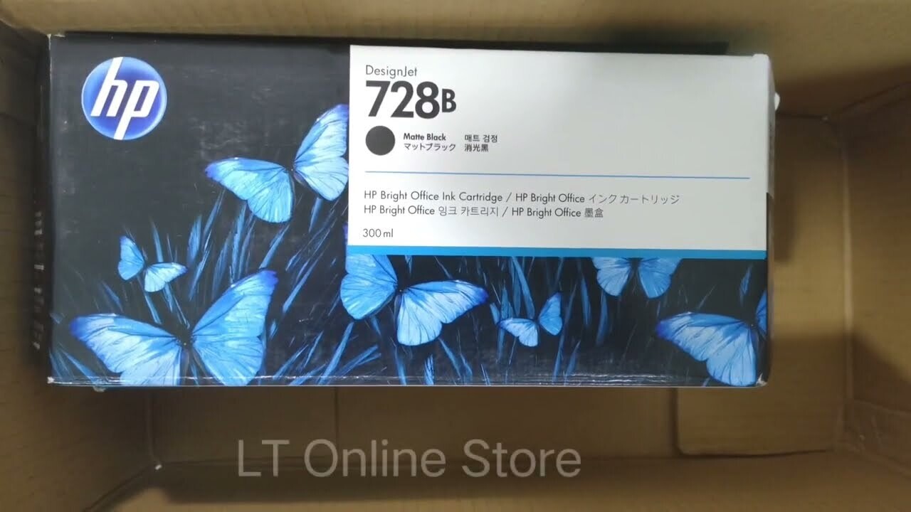 HP 728 Matte Black Ink, 300ml (T730, T830) - Rs.15990