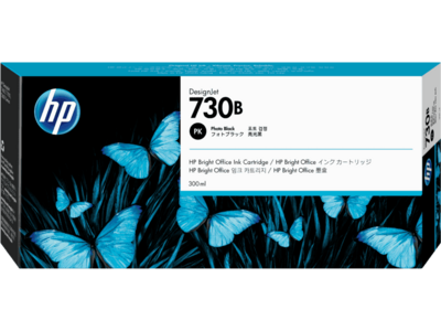 HP 730B 300-ml Photo Black Ink Cartridge (3ED49A)
