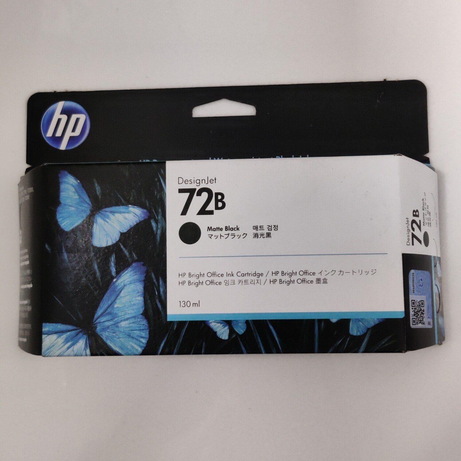 HP 72 / 72B Plotter Cartridge, Matte Black, 130ml (3WX06A)