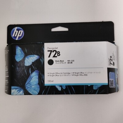 HP 72 / 72B Plotter Cartridge, Matte Black, 130ml (3WX06A) HP 72 / 72B Plotter Cartridge, Matte Black, 130ml (3WX06A)