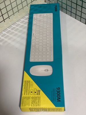 Rapoo 9300M Bluetooth Wireless Keyboard Mouse, White
