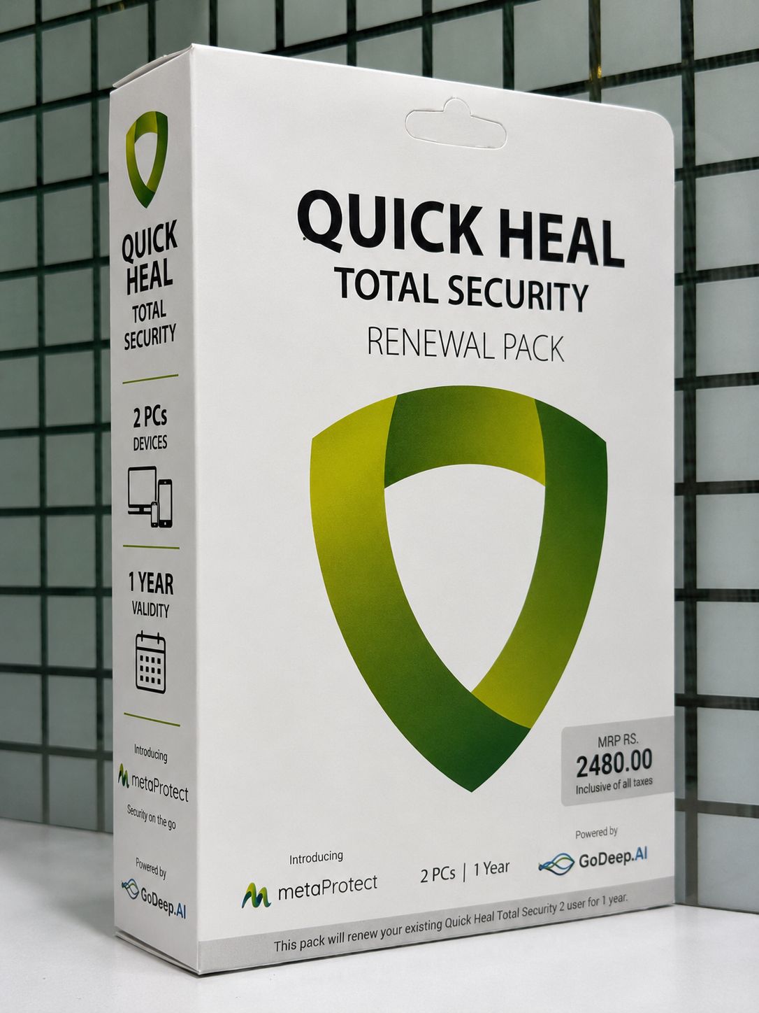 Renewal 2pc 1yr Quick Heal Total Security