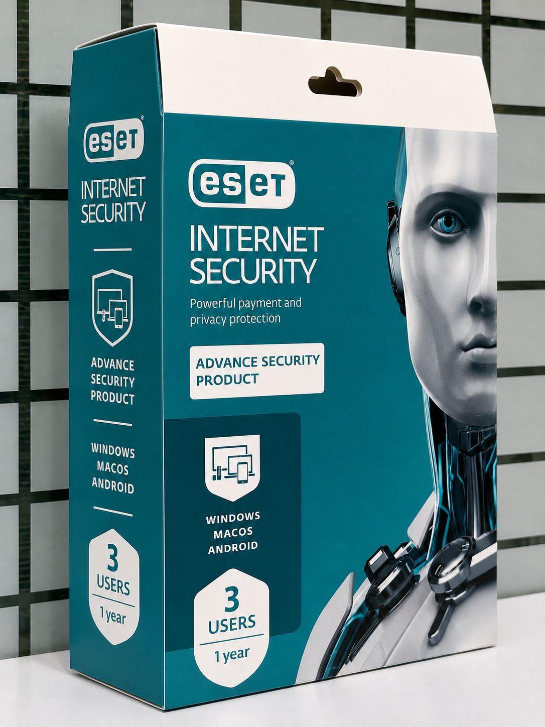 3 User, 1 Year, Eset internet Security (3-key)