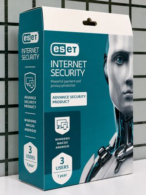 3 User, 1 Year, Eset internet Security (3-key)
