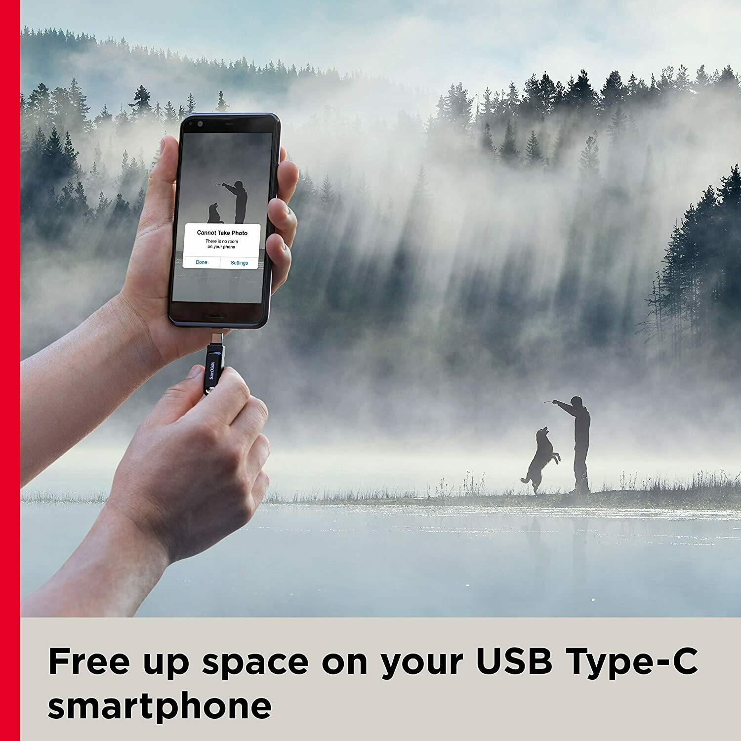 SanDisk 128GB Ultra Dual Drive Go Type C Pendrive for Mobile