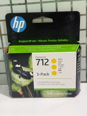 HP DesignJet 712 3-pack Yellow Ink (T210, T230, T250, T630, T650)