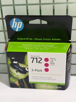 HP DesignJet 712 3-pack Magenta Ink (T210, T230, T250, T630, T650) HP DesignJet 712 3-pack Magenta Ink (T210, T230, T250, T630, T650)