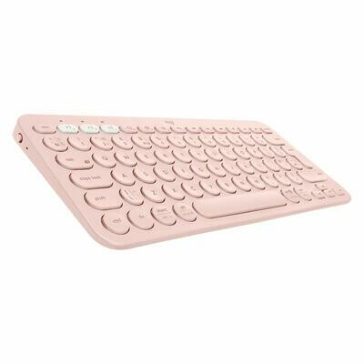 Logitech K380 Wireless Multi-Device Bluetooth Keyboard, Rose Gold Logitech K380 Wireless Multi-Device Bluetooth Keyboard, Rose Gold