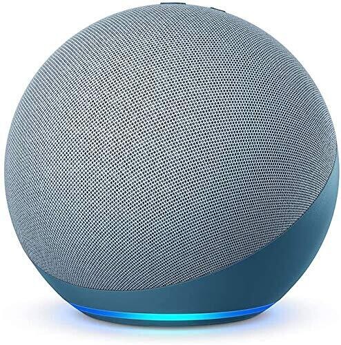 Amazon Echo 4th Gen, Alexa Smart Speaker with Dolby audio, Blue Amazon Echo 4th Gen, Alexa Smart Speaker with Dolby audio, Blue