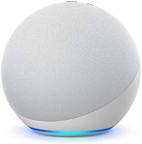 Amazon Echo 4th Gen, Alexa Smart Speaker with Dolby audio, White Amazon Echo 4th Gen, Alexa Smart Speaker with Dolby audio, White