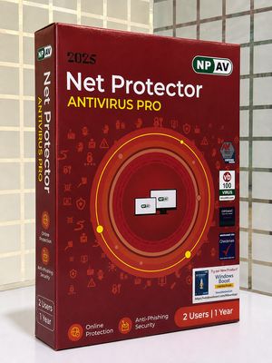 2 User, 1 Year, Net Protector Antivirus Pro (NP-AV)