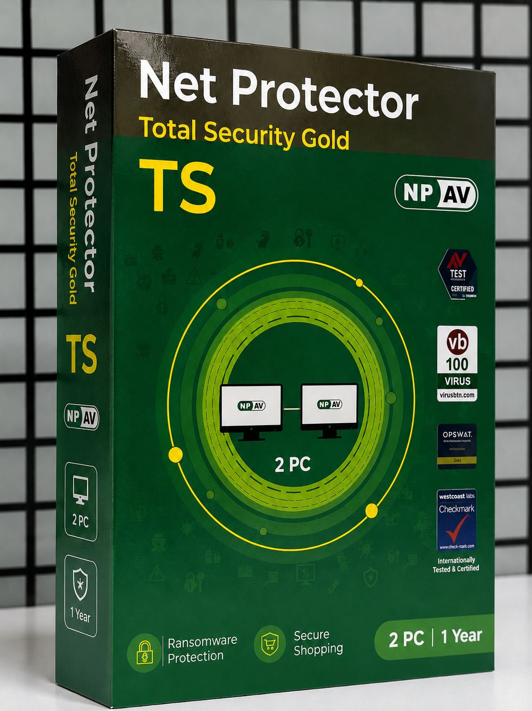 2 User, 1 Year, Net Protector Total Security (NP-AV) 2 User, 1 Year, Net Protector Total Security (NP-AV)
