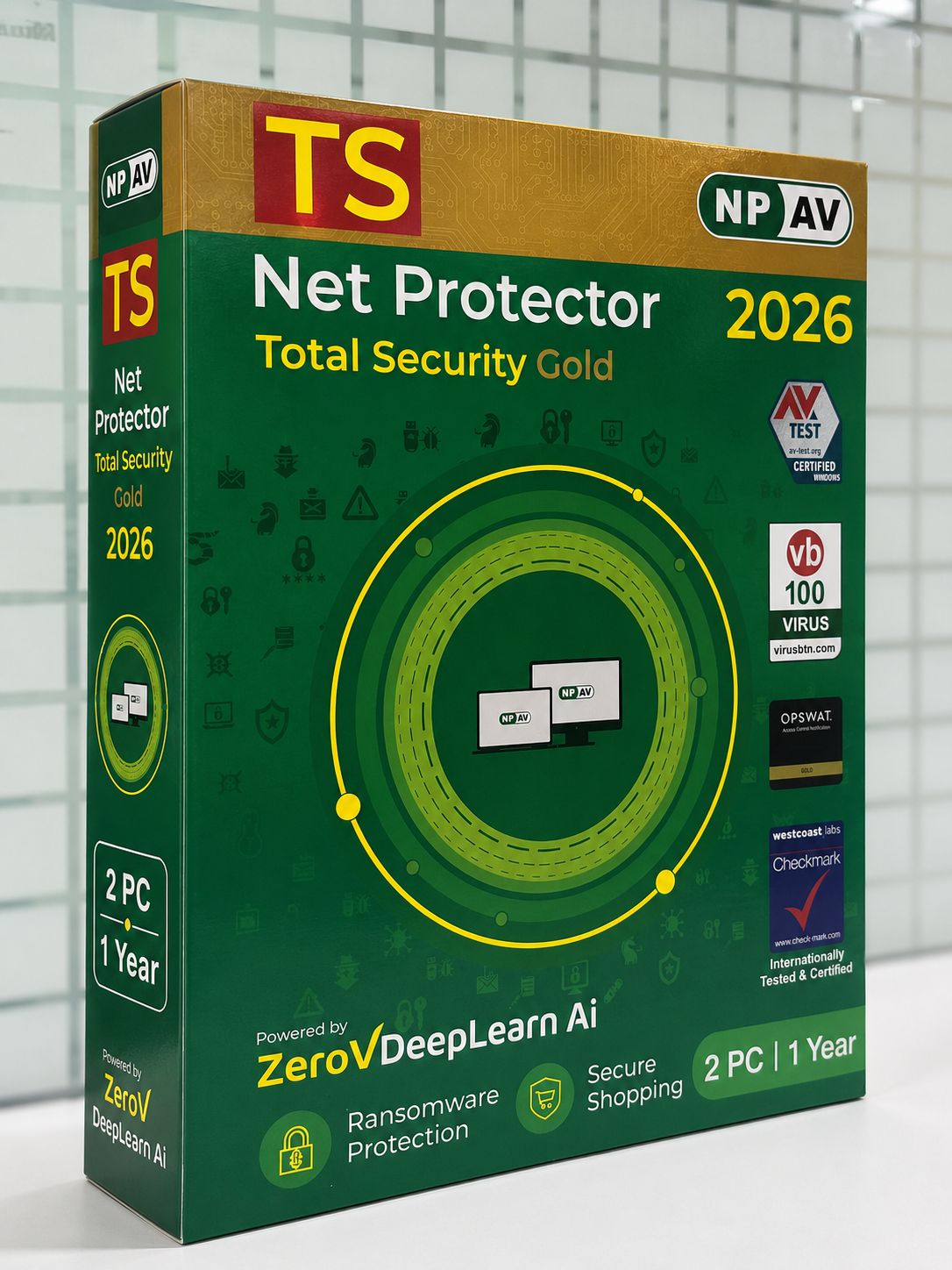 New 2pc 1yr Net Protector Total Security (NP-AV) New 2pc 1yr Net Protector Total Security (NP-AV)