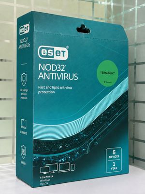 New 5pc 1yr Eset Antivirus, NOD32 (5-key)