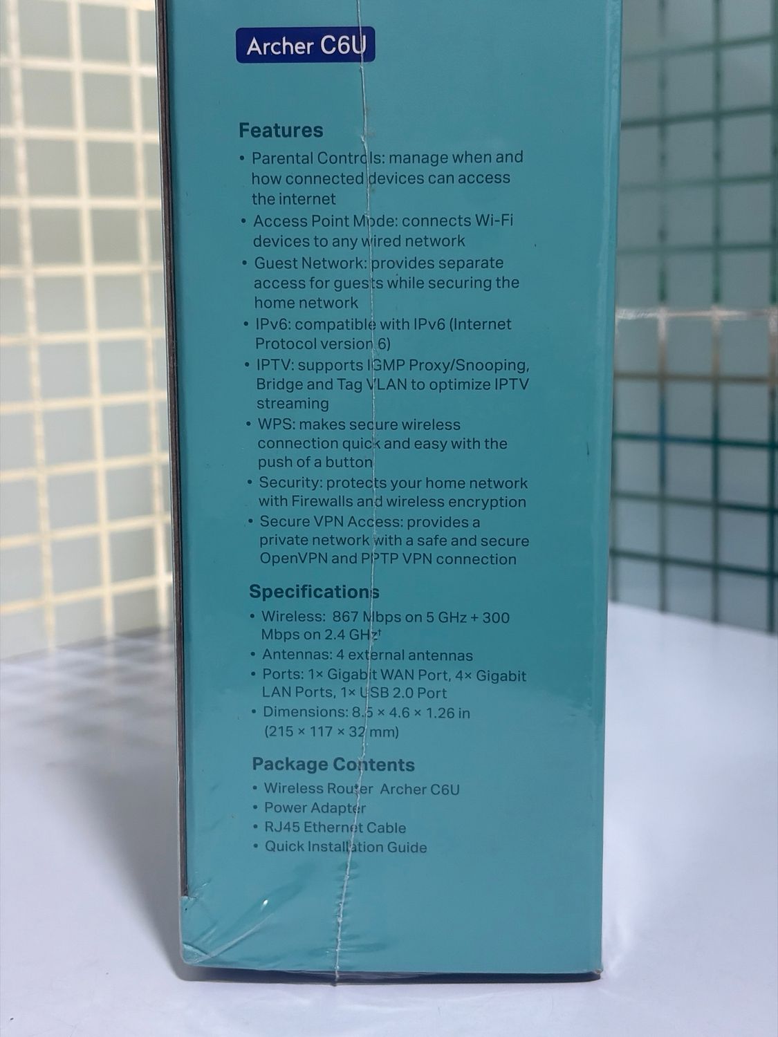 Tp Link Archer C6U AC1200 Wireless Gigabit Router