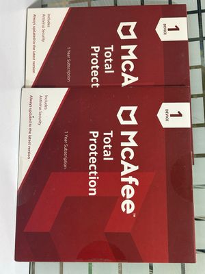 2 User, 1 Year, McAfee Total Protection