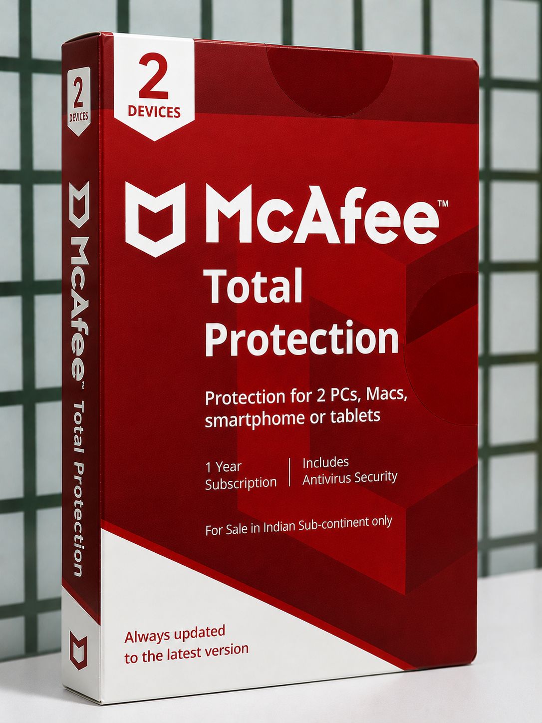 New 2pc 1yr McAfee Total Protection